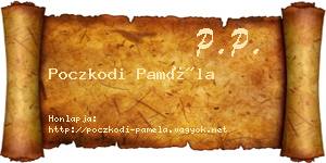 Poczkodi Paméla névjegykártya